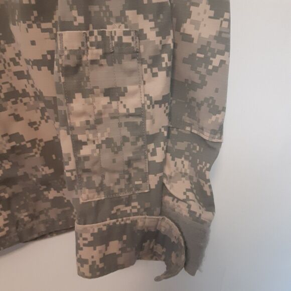 US Army Combat Uniform Jacket Medium Short Camo Military Tactical Outdoor Vtg - Picture 4 of 9